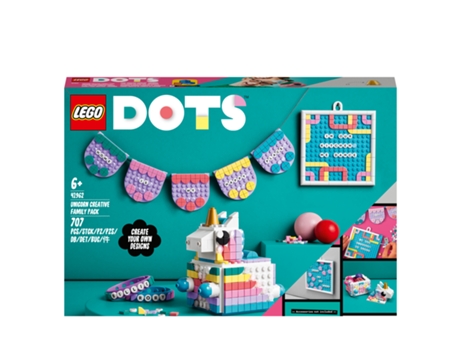 LEGO DOTS Unicorn Creative Family Pack Toy Set 41962