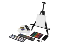 Set de pintura XXL con caballete 140 piezas