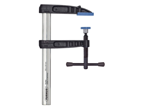 Turnus-493K150-Tornillo de apriete Optima con seguro antideslizante mango T 1500x120 mm Riel 35x11 mm
