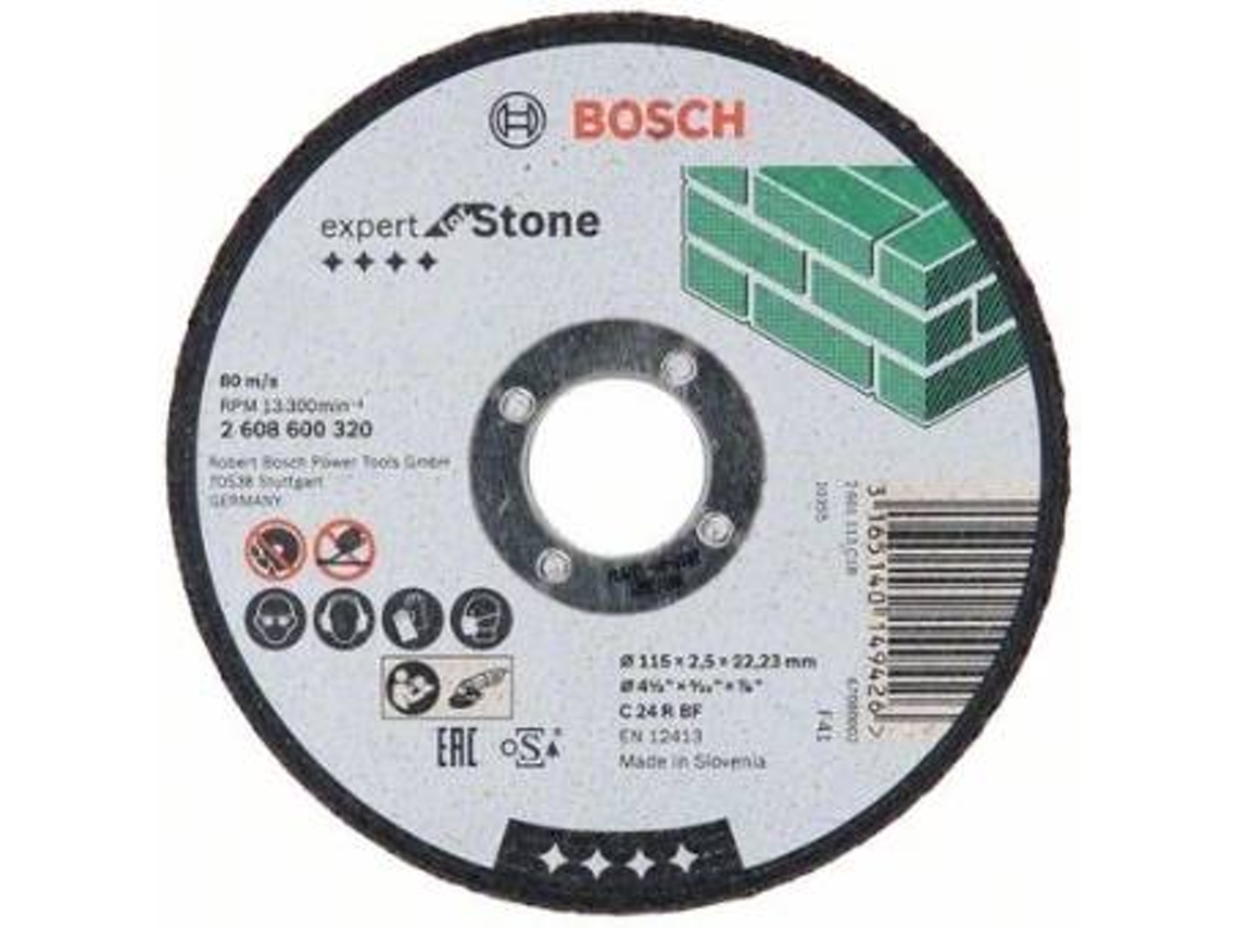 Disco de Corte BOSCH Recto Expert para Stone C 24 R Bf - 115 mm - 2.5 mm