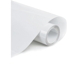 Rollo De Vinilo De Transferencia Térmica (blanco, 30 X 91 Cm), Apto Para Prensado Térmico, Planchable, Fácil De Cortar Y Quitar.