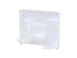 Caja Plegable Para Material Escolar Con Cierre Magnético, Soporte De Escritorio, Organizador De Lápices Blanco.