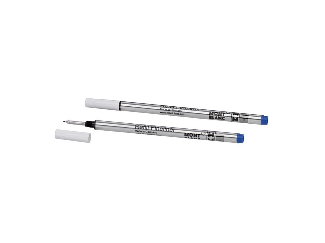 Paquete de 2 recambios para bolígrafo Montblanc Royal Blue Fineliner (m)