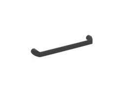 Tirador Para Mueble De Zamac Distancia Entre Ejes 128mm Barniz Negro Mate Pack De 25