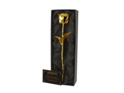 Rosa de la eternidad chapada en oro en caja de regalo