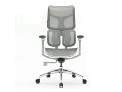 SIHOO Doro S100: Silla ergonómica con soporte lumbar doble, respaldo 5x regulable, reposabrazos 4D y certificado BIFMA/SGS. Blanco.