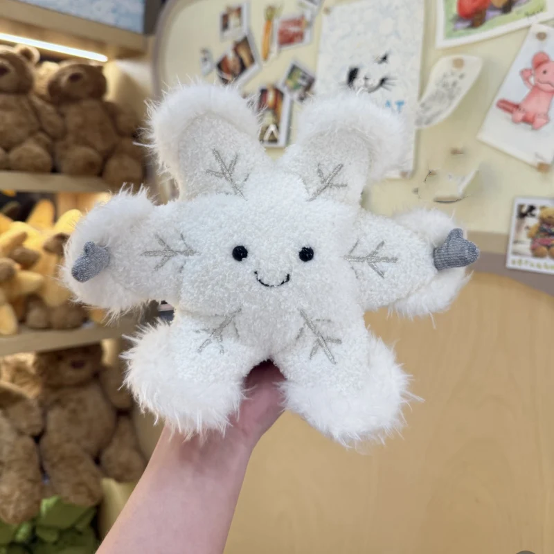 (floco De Neve De 20 Cm) Brinquedo De Pelúcia Criativo Com Tema Meteorológico, Presente Macio E Aconchegante.