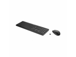 Teclado y Ratón HP 18H24AA (Negro - RF - Azerty Francés)