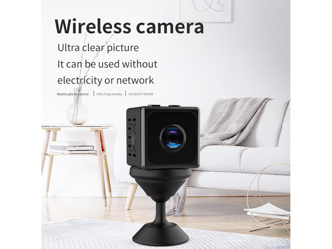Cámara inalámbrica Wifi para monitoreo remoto y webcam HD Q19 Yuysan