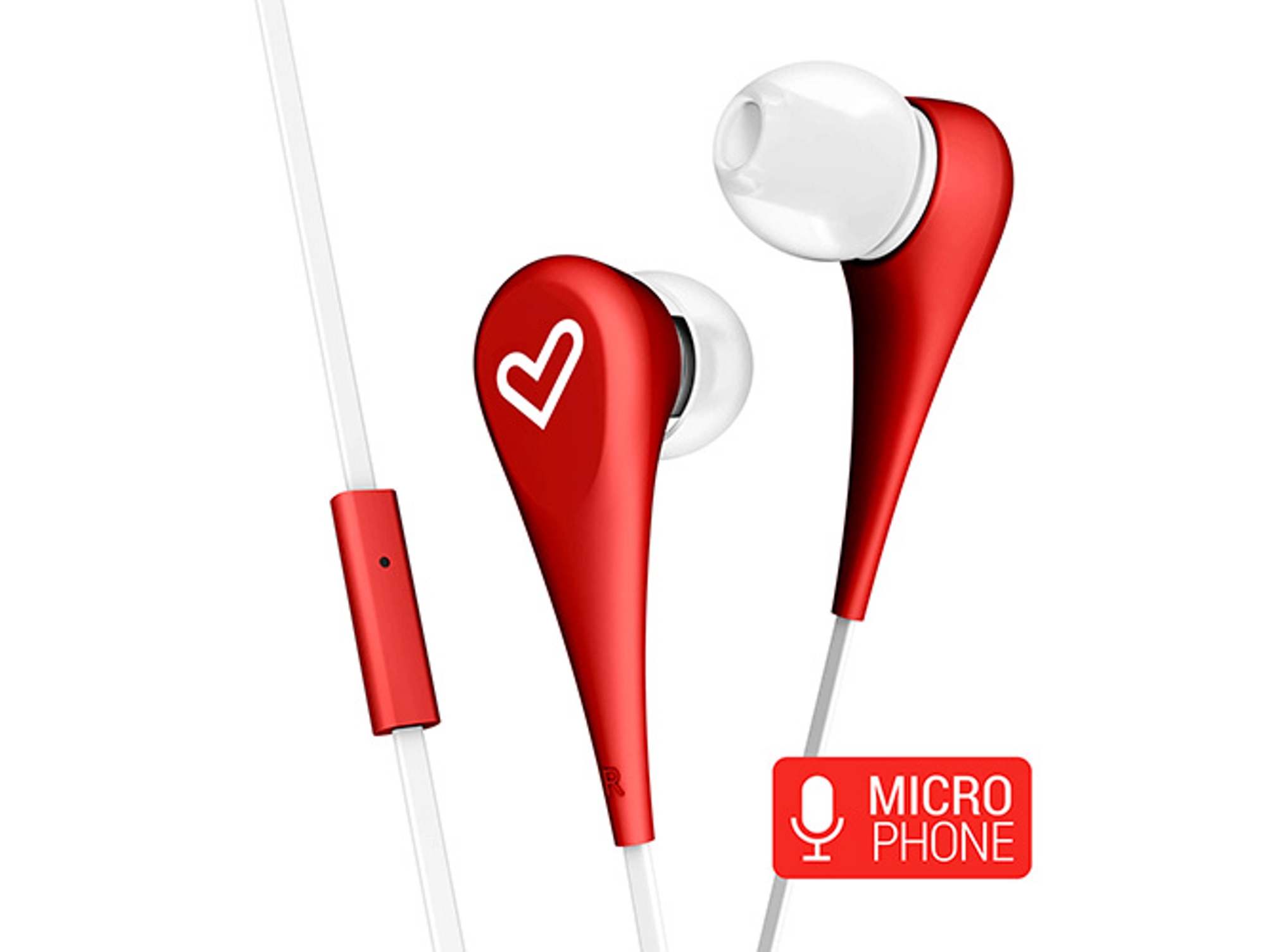Auriculares ENERGY SISTEM Style 1+ (In Ear - Micrófono - Rojo)