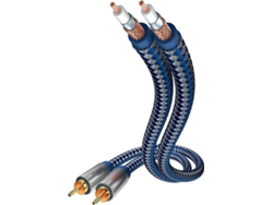 Cable de Audio INAKUSTIK (RCA - 1.5 m - Azul)