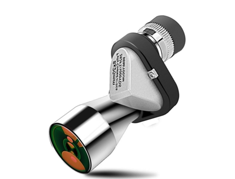 Monocular CHRONUS Mini con Foco de Bolsillo Ajustable Alta Definición Visión Nocturna de Luz baja Plata 8X20