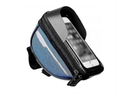 Bolsa de bicicleta impermeable para teléfono móvil y accesorios de bicicleta, bolsa para el tubo superior, de FACPOET.