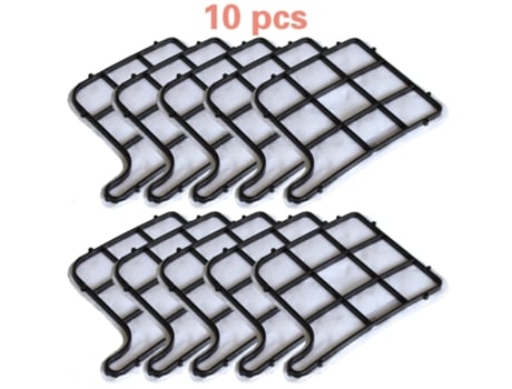 Filtros de Motor para aspiradora Vorwerk Kobold Vk135/136 Vk369, microfiltros, 10 piezas
