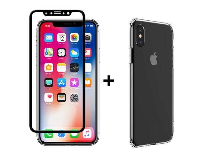 Funda iPhone X, XS MULTISHOP Gel Transparente