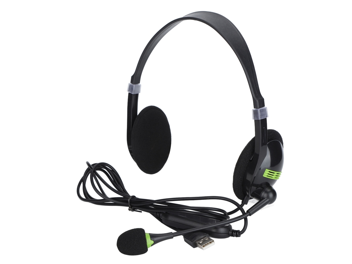 Auriculares Supraaurales Con Cable Sy440mv Para Atención Al Cliente Con Micrófono Con Cancelación De Ruido, Usb/3,5 Mm