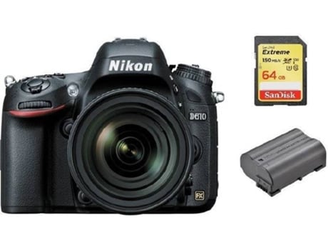 Kit Cámara Réflex NIKON D610 AF-S 24-85MM F3.5-4.5G ED VR + Tarjeta SD de 64GB + bateria EN-EL15B