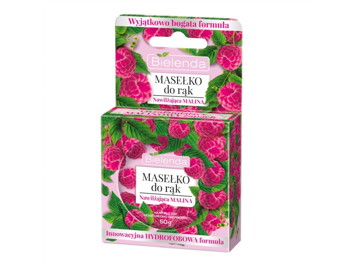 Bielenda Crema De Manos Hidratante Con Extracto De Frambuesa, 50 G