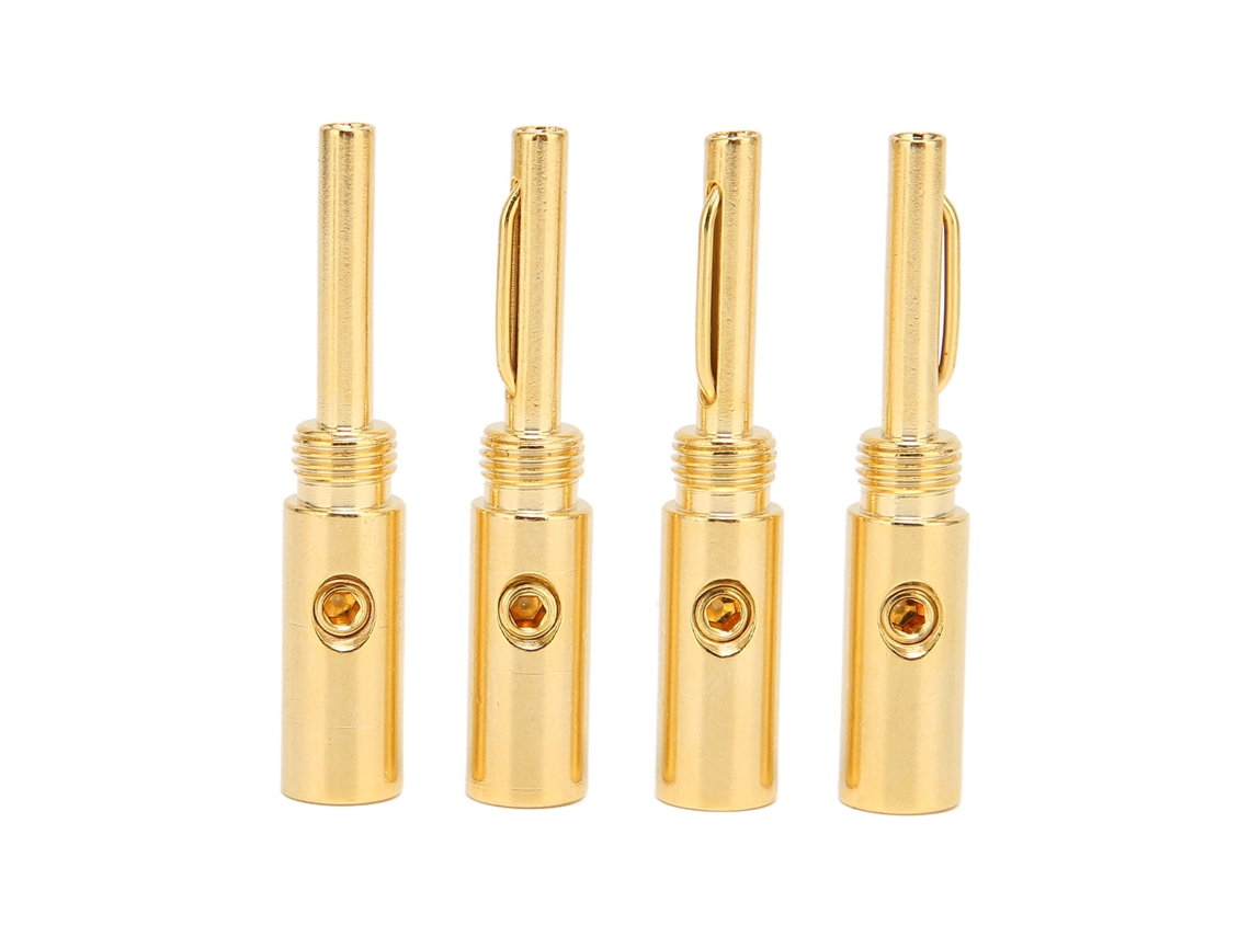 Conectores Banana LAXISCREED Prata 4mm 4pcs