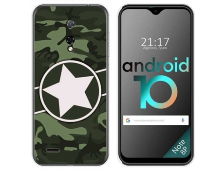 Carcasa Ulefone Armor Note 8P TUMUNDOSMARTPHONE Camuflaje 01 Multicolor