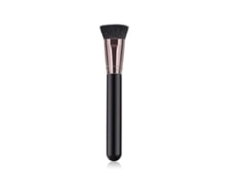 Brocha De Madera Negra Para Base De Maquillaje, Mascarilla Facial Y Corrector Para Mujer.