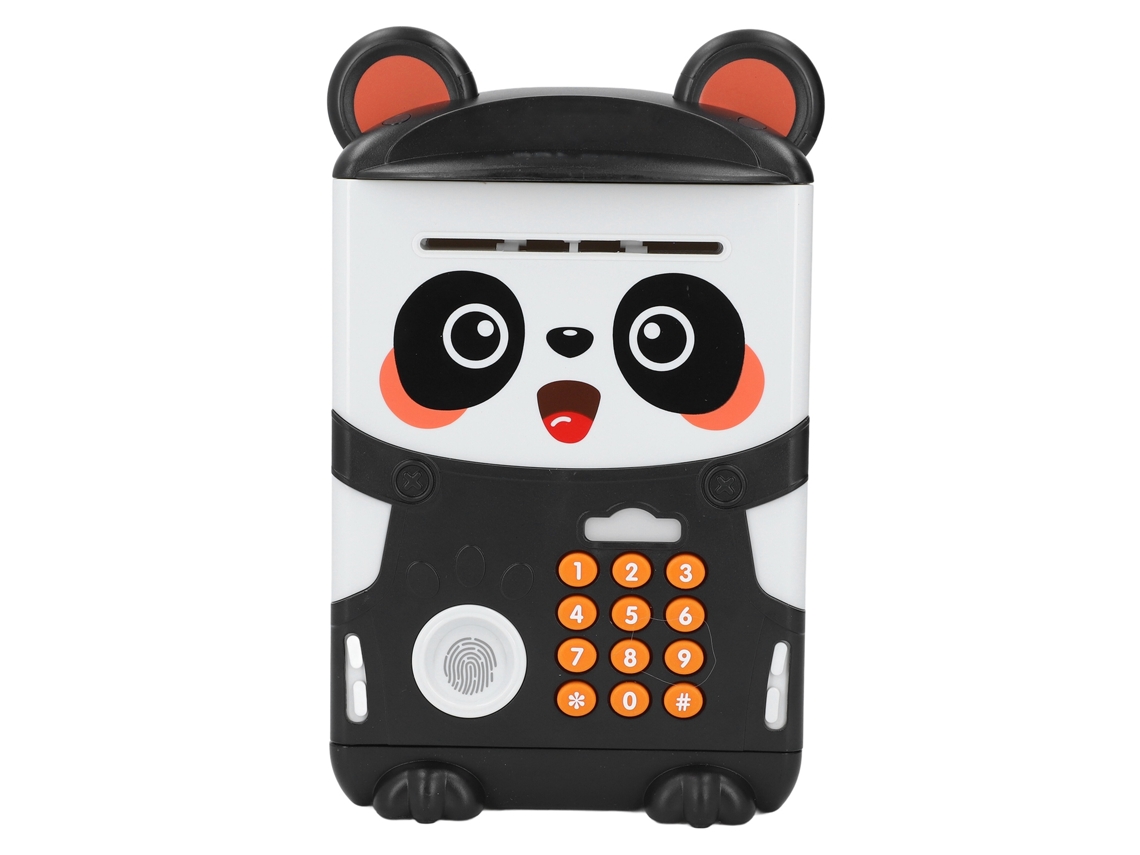 Hucha Con Forma De Panda Adorable Con Reconocimiento De Huella Dactilar Y Contraseña.