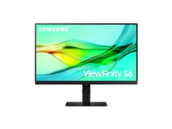 Monitor SAMSUNG LS24D600UAUXEN (Negro - Flicker free - 24" - Quad HD - Enchufe EU - 5 ms)