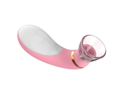 Vibrador de succión para lamer la lengua recargable 2 en 1 para mujeres (rosa) YIZHOOD
