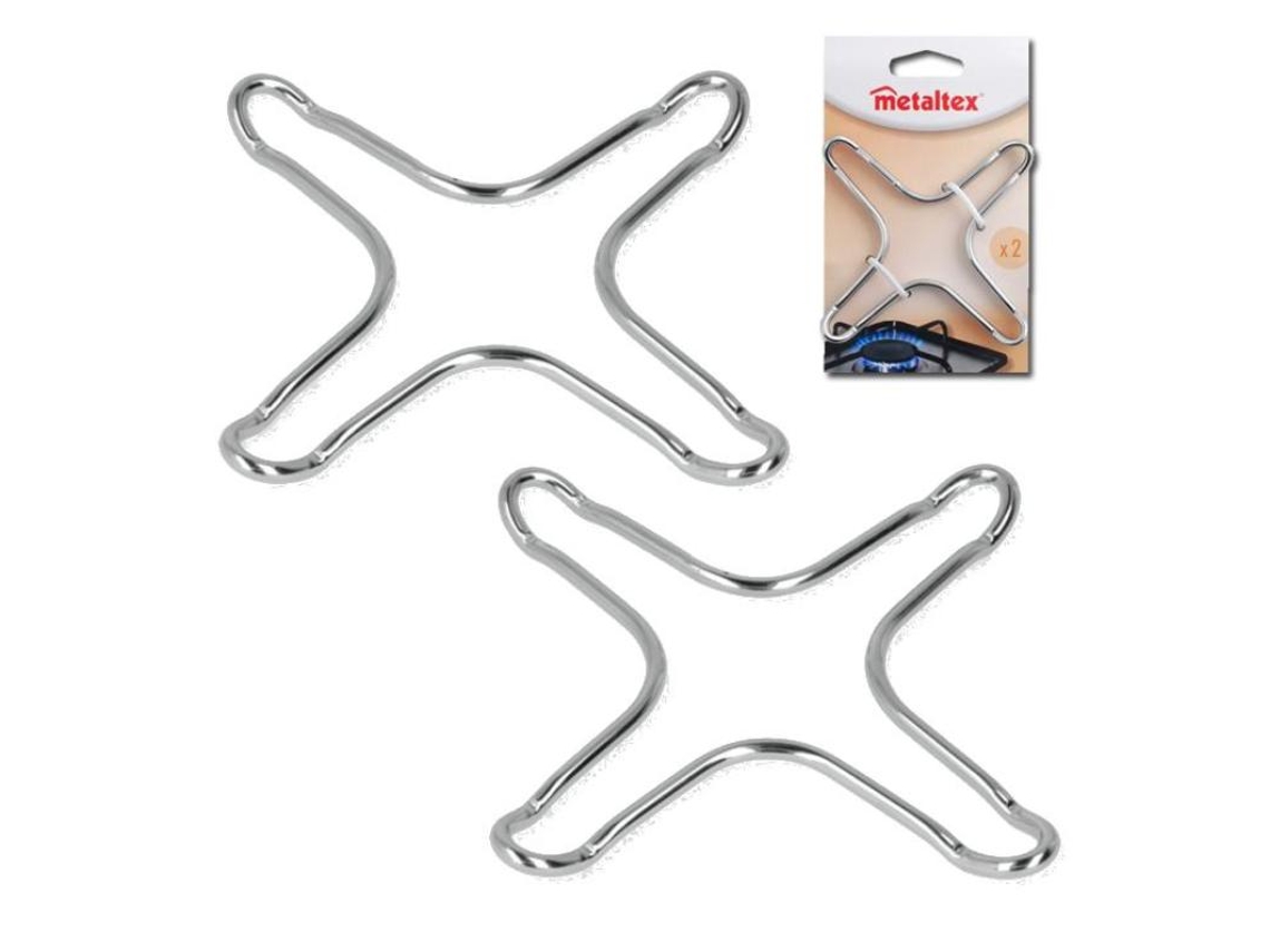 Metaltex soporte reductor universal fuego cocina gas (2 udes)