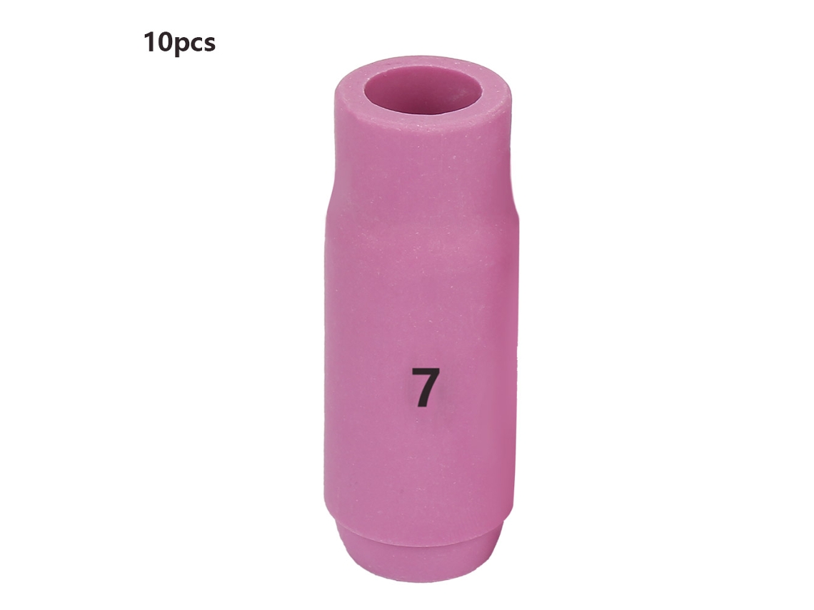 10 boquillas de cerámica 10n46-10n50 4-8 para Soplete Tig Wp-17/18/26 (10n47 11 mm)