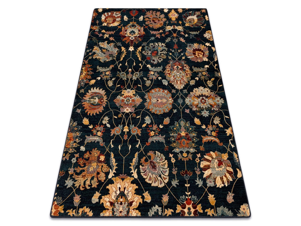 Alfombra de Lana Superior Latica Azul Oscuro (300 x 400 cm)
