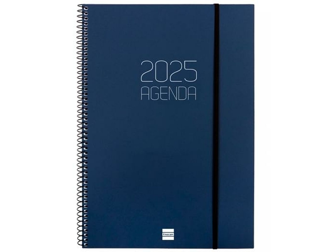 Agenda FINOCAM OPAQUE Azul A4 21 x 29,7 cm 2025