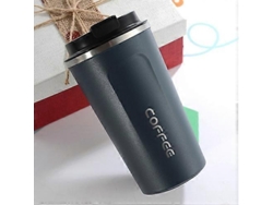 Taza térmica doble para coche, de acero inoxidable 304, 380 ml, para bicicleta eléctrica Ly