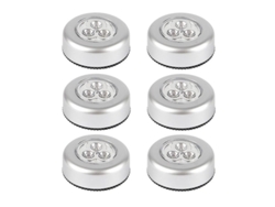 6 Luces Táctiles Inalámbricas Con Batería Para Armarios, Cajones Y Habitaciones - Fácil Instalación