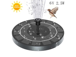 Fuente Solar Flotante 16cm 6v 2.5w, Bomba De Agua Para Estanque, Piscina Y Jardín, Decoración Solar Sin Cables