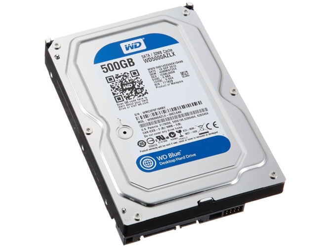 Disco HDD Interno WESTERN DIGITAL WD5000AZLX (500 GB - SATA - 7200 RPM)