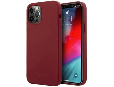 Carcasa Apple MINI iPhone 12 Pro Max Silicona Trasera Rojo