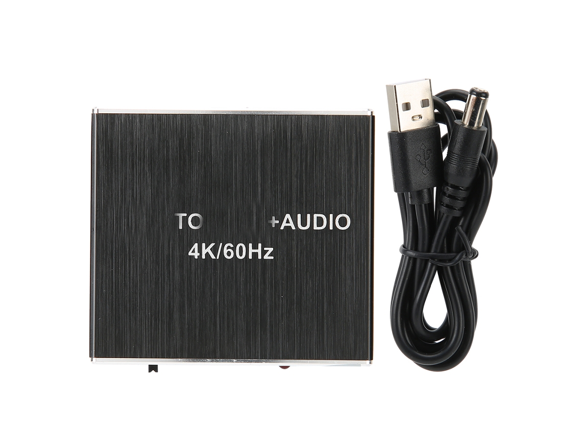 Extractor de audio HDMI 2.0 (compatible con 4k60hz, HDR)