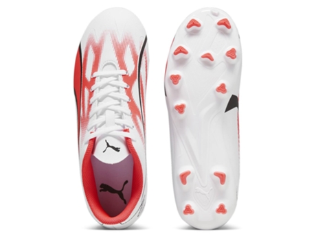 Botas de fútbol Unisex para Fútbol PUMA Ultra Play Fg Blanco (34)