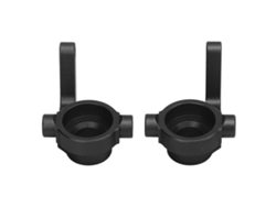 2pcs Copos De Direção Em Alumínio Para Carro Rc Zd Racing Dbx 10 1/10 Bloqueios De Direção Reduz Vibrações Acessórios Rc Preto