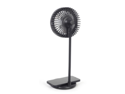 Ventilador de Mesa GEMBIRD Wpc10-Ledfan-01 Negro