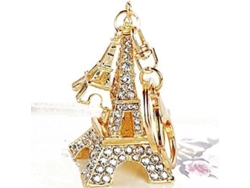 2026-llavero En Forma De Torre Eiffel Con Strass Y Cristal Para Regalo De Ocasión