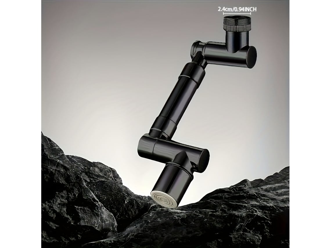 Brazo De Grifo Extensible Multifuncional Con Brazo Giratorio Ajustable Y Cabezal Rociador Universal Que Ahorra Agua Y Evita Chispas.