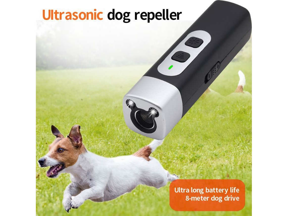 Entrenador Ultrasónico Anti-ladrido Para Perros Con Luz Led, 3 Modos, 25-40khz, Seguro Y Humano Para Corregir Comportamientos