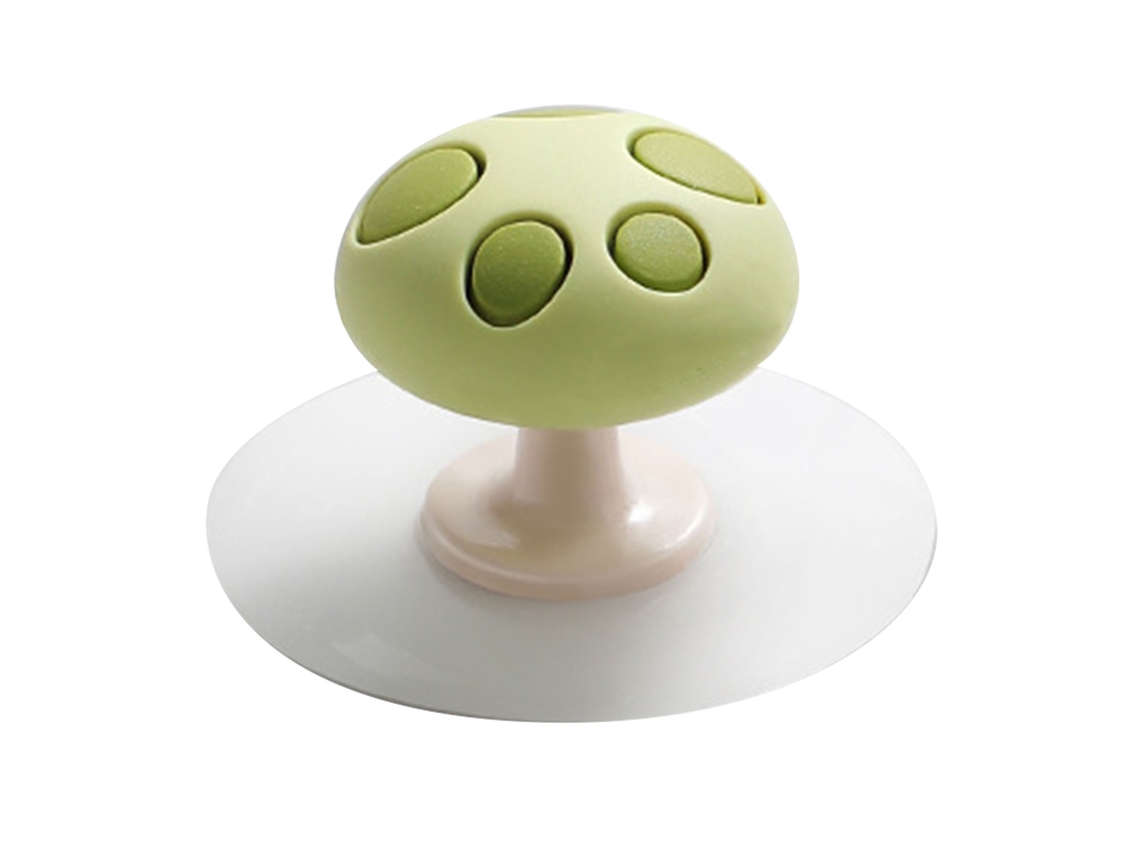 Asa de elevación para asiento de inodoro de silicona antiadherente verde