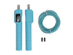 Cuerda Para Saltar Azul Ajustable Con Rodamiento Para Mejorar La Coordinación, Quemar Calorías Y Realizar Ejercicio Aeróbico.