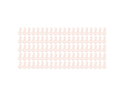 100 Clips De Papel De Metal Color Rosa Oro Diseño Urheen Para Oficina Y Escuela