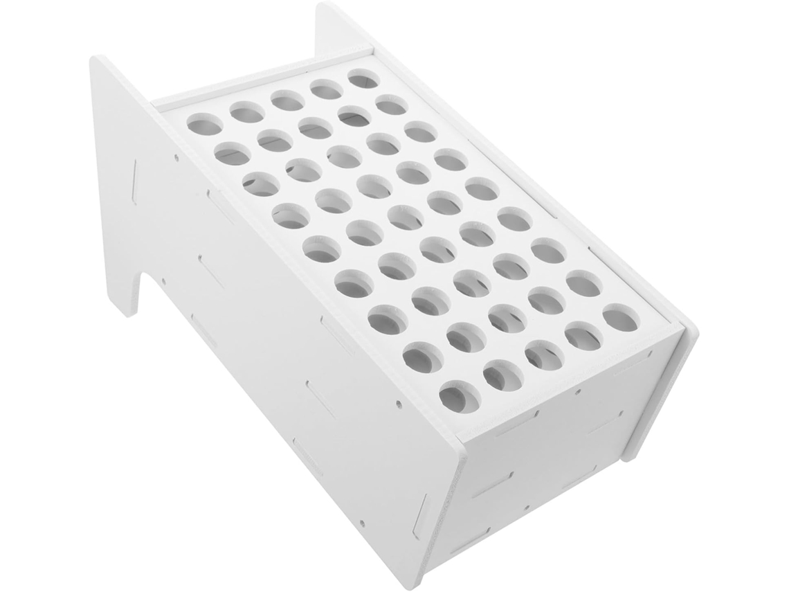 Portalápices Multifuncional De Escritorio Con 45 Ranuras, Diseño Angular, Plástico Resistente Para Una Mejor Organización.