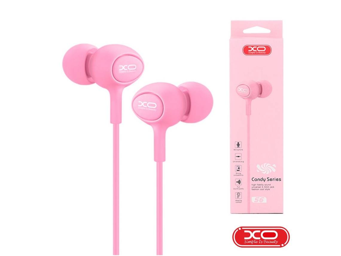 Auriculares Estéreo Con Cable XO White