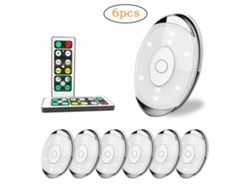 2026-luz Led Empotrable Inalámbrica Operada Por Batería Con Control Remoto Para Gabinetes